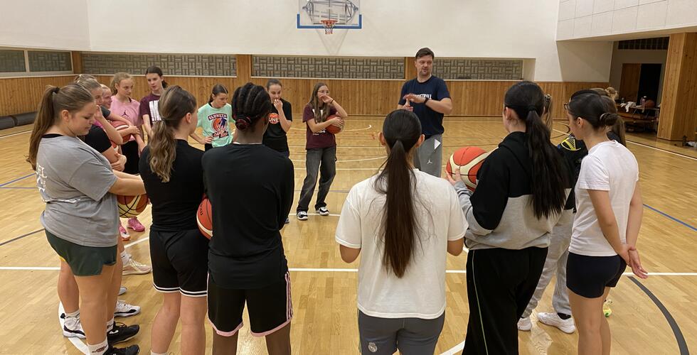 U14 Girls training in Ústí nad Labem 2024