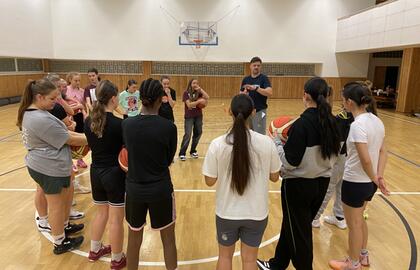 U14 Girls training in Ústí nad Labem 2024