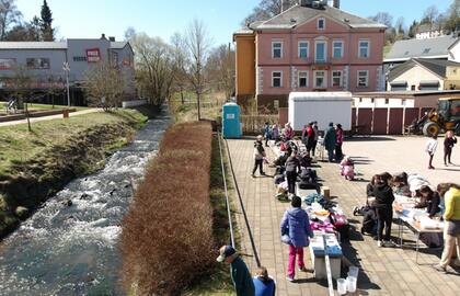 Projekttag: KWAKi´s Forschungexkursion Ein Fluss ist nicht nur Wasser - ZŠ Vejprty/Grundschule Bärenstein