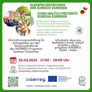 Informační akce pro žadatele z Fondu malých projektů v rámci programu INTERREG Česko - Sasko #1