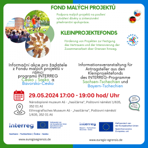 Informační akce pro žadatele z fondu malých projektů programu INTERREG  Česko - Sasko. #1